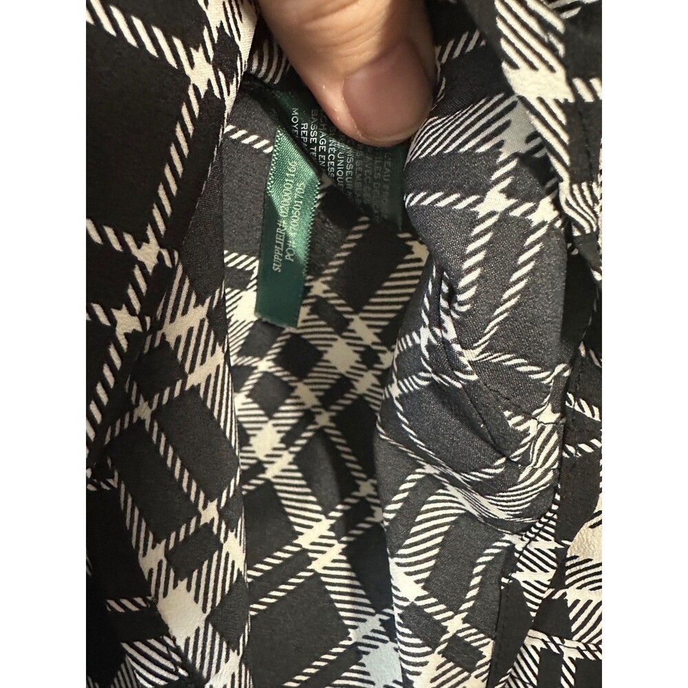 lauren ralph lauren plaid shirt 2x coastal prep nautical oversized button up - Picture 7 of 8